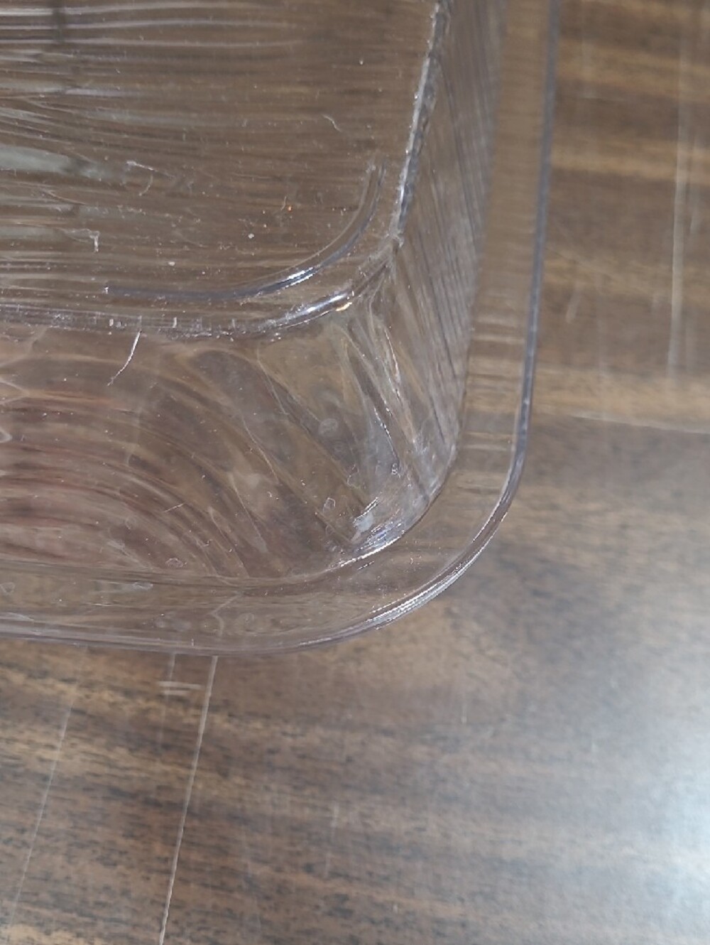 Clear Rectangular Plastic Food Tray - Picture 2 of 4